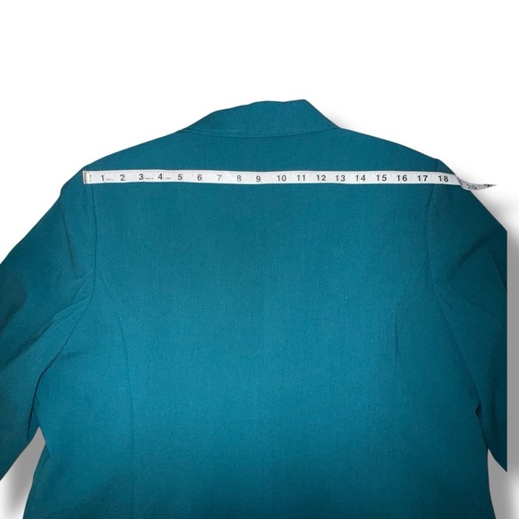 NWT TALBOTS Tailored Stretch Blazer - Misses 18 Teal - Picture 15 of 15